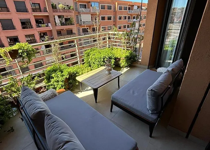 Appartement Neuf Climatise, Centre Marrakech.